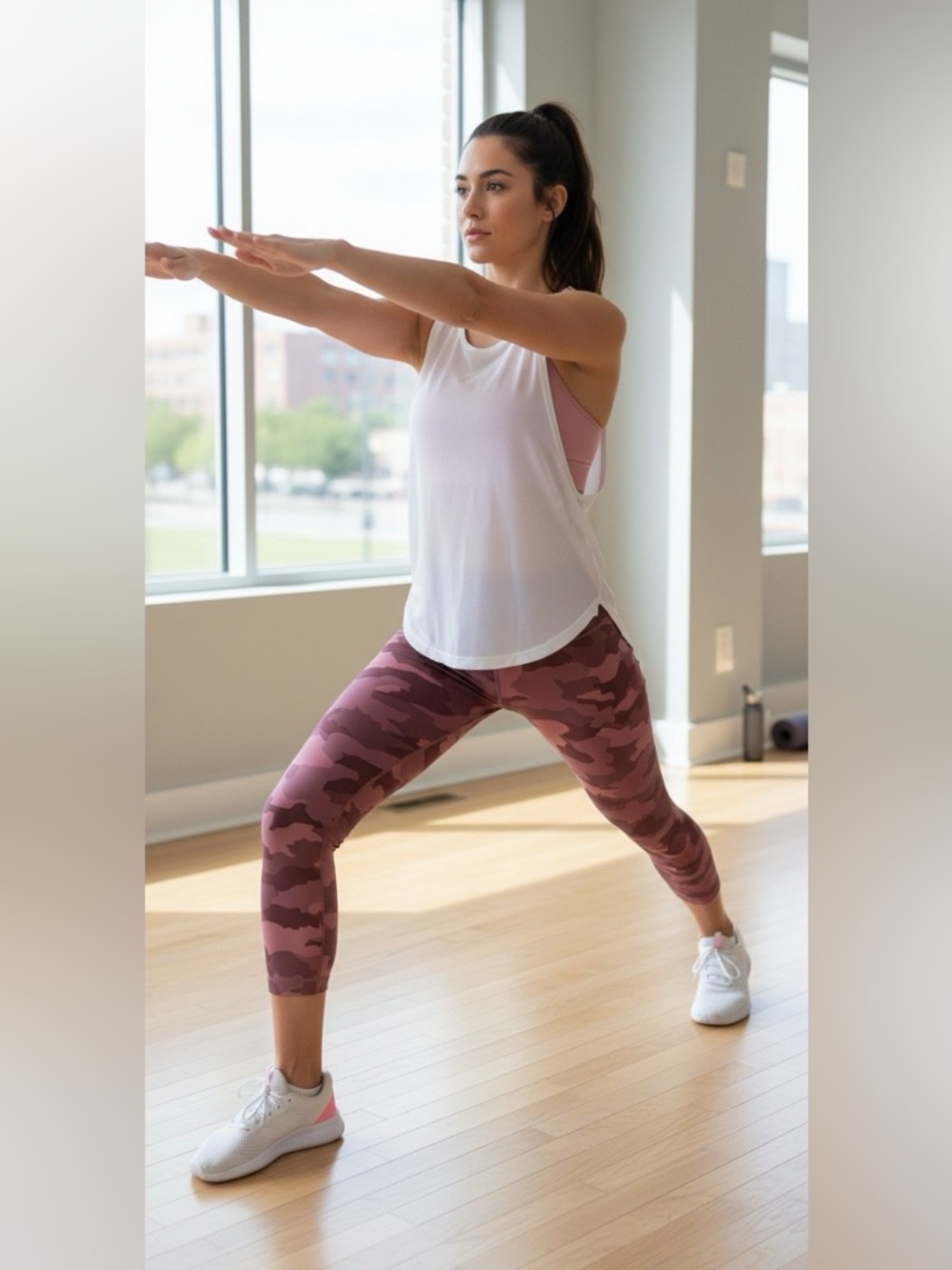 lululemon Align™ High-Rise Crop 21" - Dusty Rose Camo